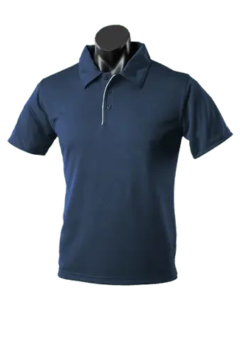Aussie Pacific Casual Wear Navy/White / S AUSSIE PACIFIC men's yarra polo shirt 1302